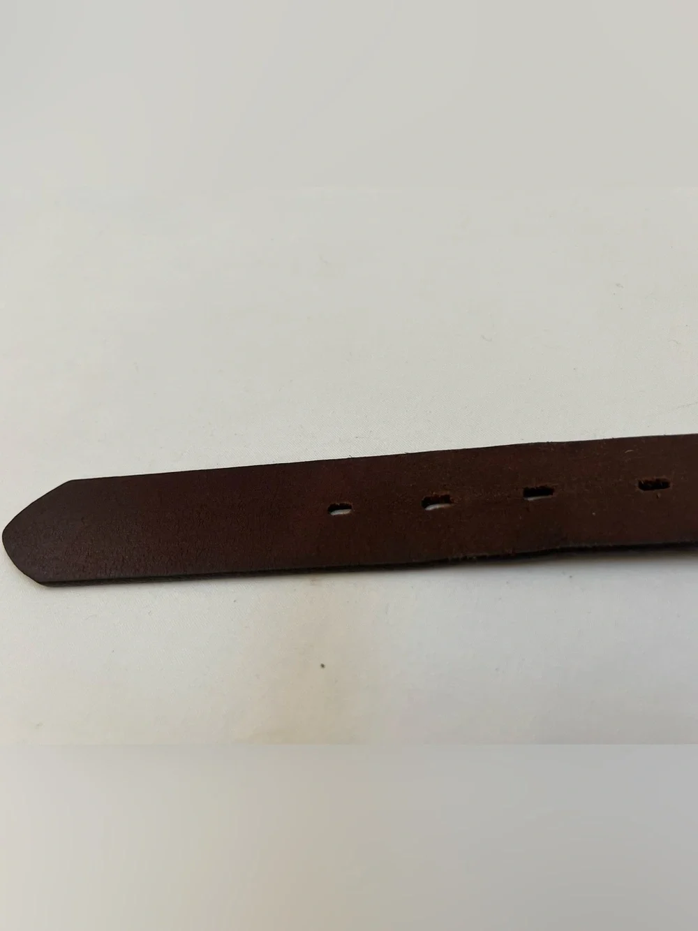 Brooks Brothers Belt Brown Leather With Silver Buckle Men's 42 USA 100009019